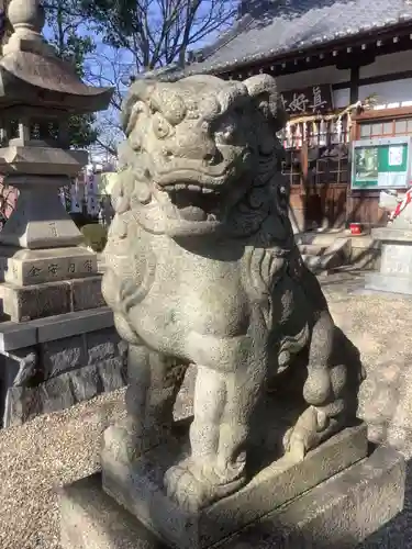 眞好天神社の狛犬