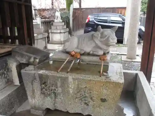 菅大臣神社の手水舎
