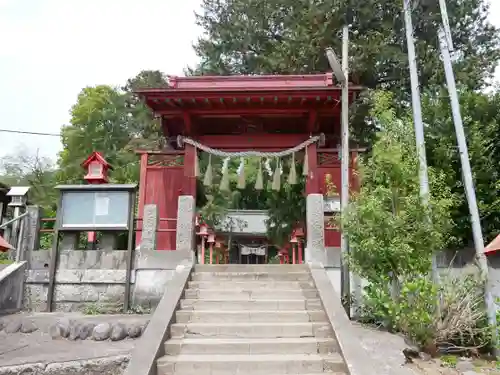 平出雷電神社の山門・神門