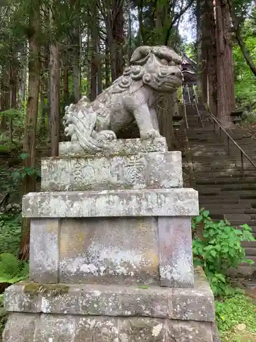 戸隠神社宝光社の狛犬