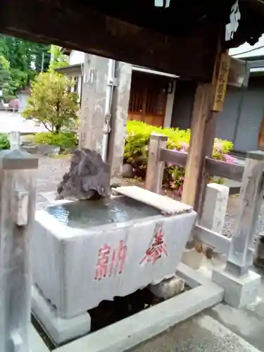 日枝神社の手水