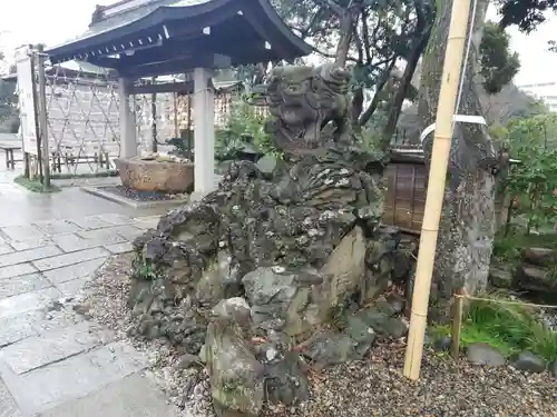 菊田神社の狛犬