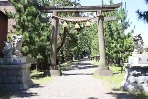 鶴嶺八幡宮の鳥居