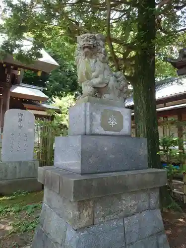 用賀神社の狛犬