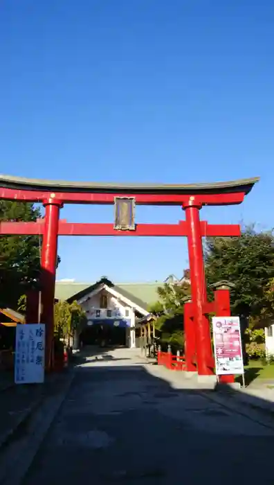 善知鳥神社の鳥居