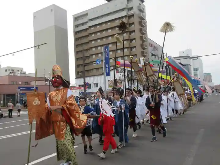 釧路一之宮 厳島神社のお祭り