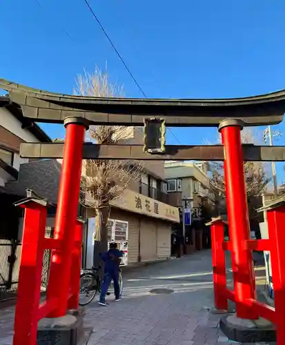 鳩ヶ谷氷川神社の鳥居