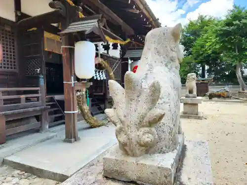 六甲八幡神社の狛犬