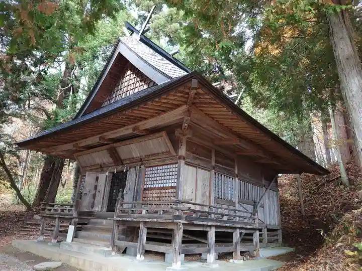戸隠神社火之御子社の本殿・本堂