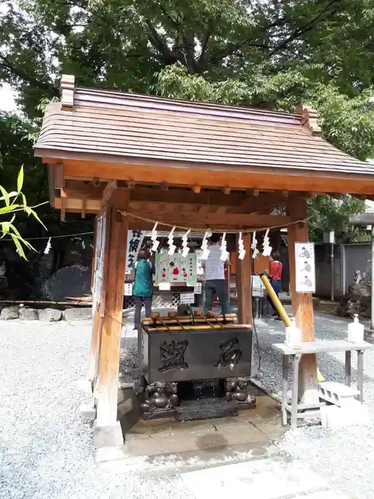 川越熊野神社の手水舎