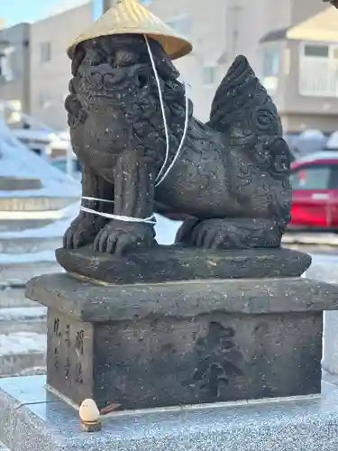 札幌諏訪神社の狛犬
