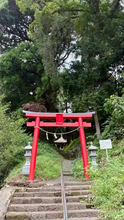 村山浅間神社の鳥居
