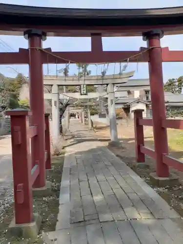 女化神社の鳥居