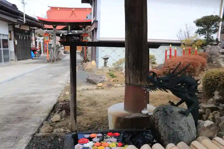 大鏑神社の手水舎
