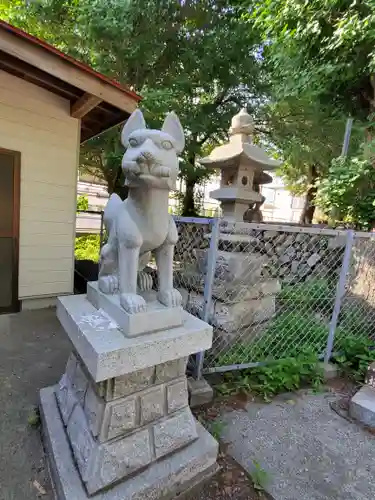 狐ヶ森稲荷神社の狛犬