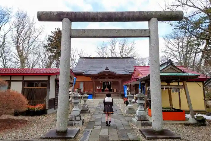 八幡秋田神社の鳥居