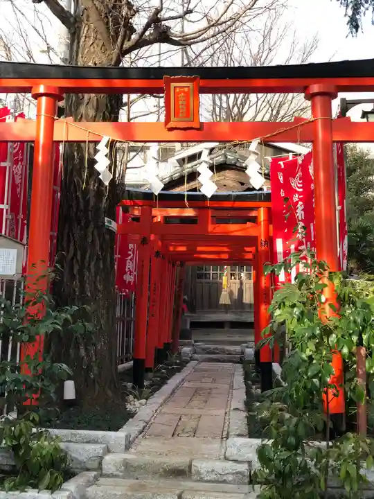 下神明天祖神社の鳥居