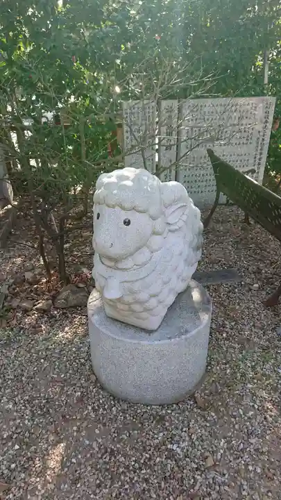 綱敷天満神社の狛犬