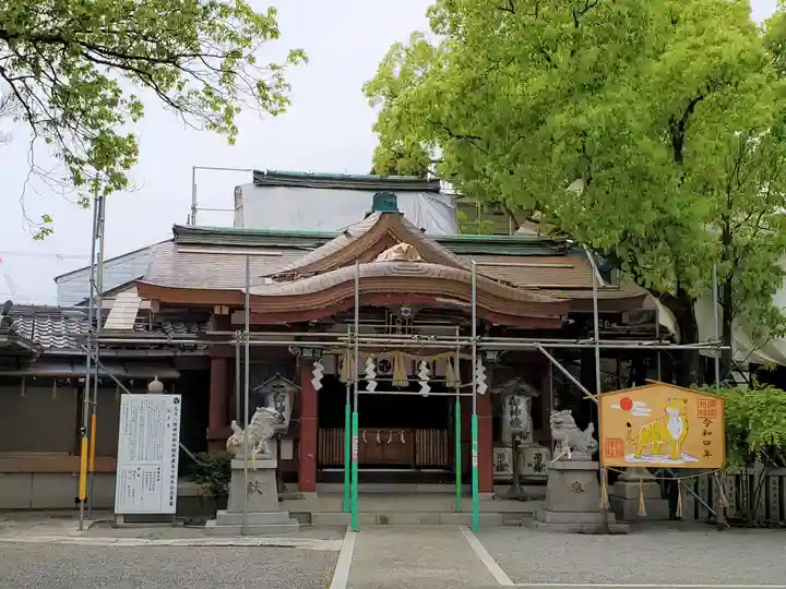 尾浜八幡神社の本殿・本堂