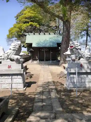 神明神社の狛犬