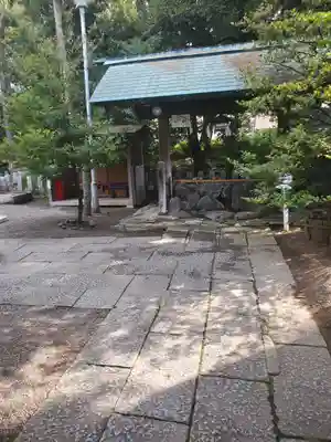 伊勢神社の手水舎