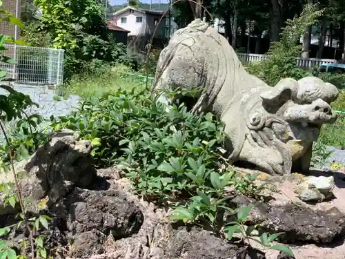 小室浅間神社の狛犬