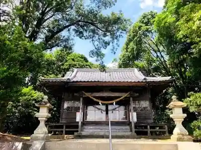 三納代八幡神社の本殿