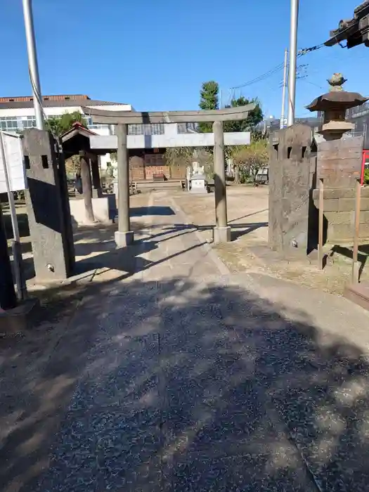 鈴谷天神社の鳥居