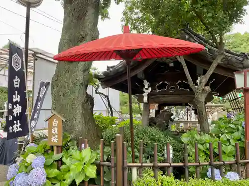 白山神社の庭園