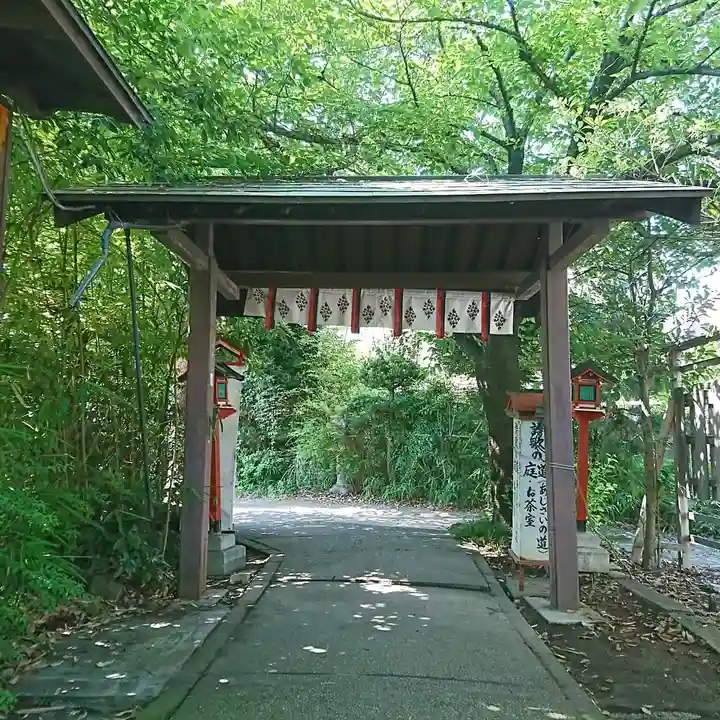 阿部野神社の山門・神門
