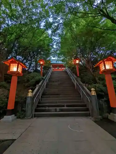 穴八幡宮の景色