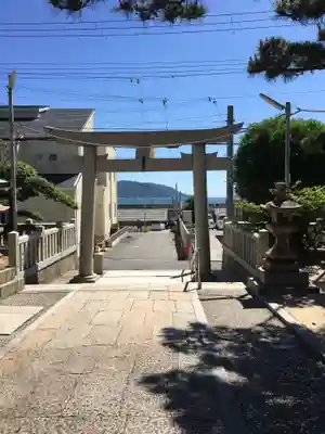 舞子六神社/まいこむの宮の鳥居