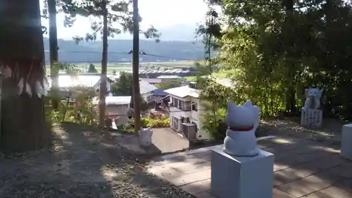 鹿角八坂神社の景色