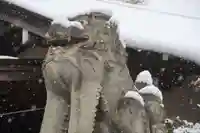 開成山大神宮の狛犬