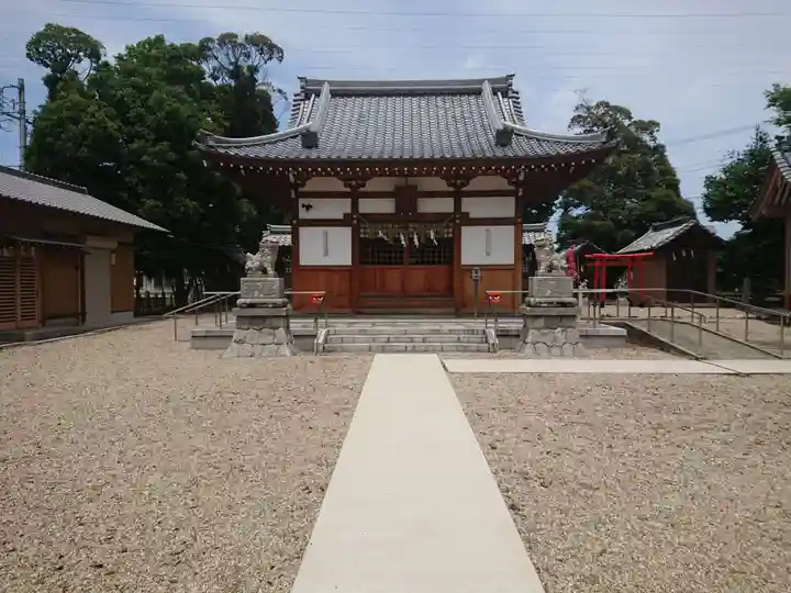 篠目八幡宮の本殿・本堂