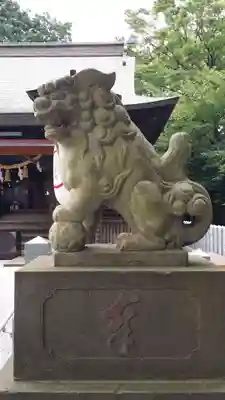 星川杉山神社の狛犬