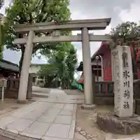 麻布氷川神社の鳥居