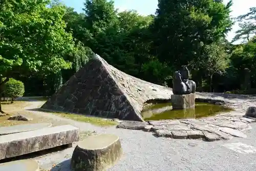 龍城神社の庭園