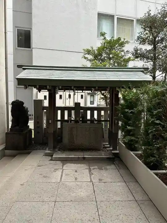築土神社の手水舎