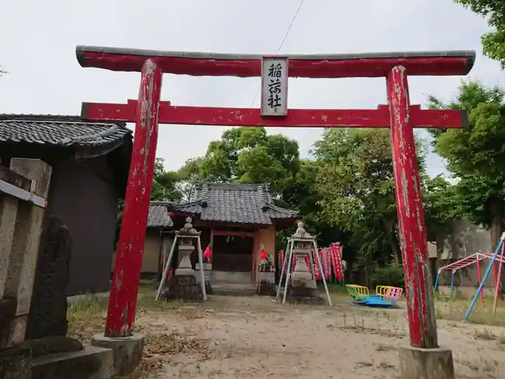 稲荷社(矢場稲荷神社)の鳥居