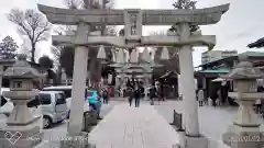 川越八幡宮の鳥居