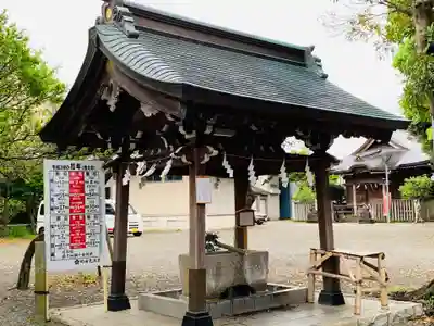 町田天満宮の手水舎