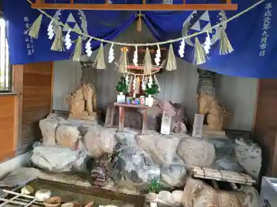 富吉神社(銭洗尾張弁財天)の手水舎