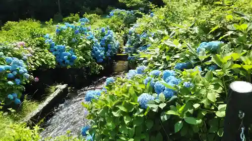 長嶺神社の庭園