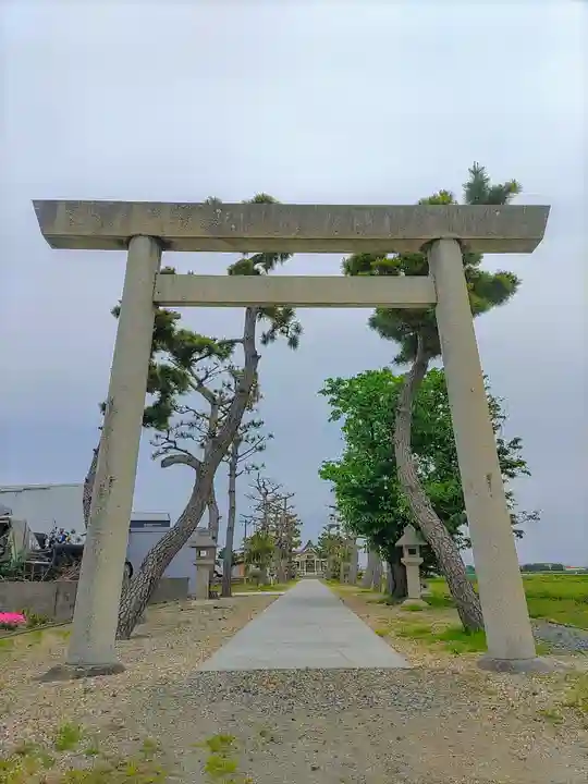 神明社(畑中)の鳥居