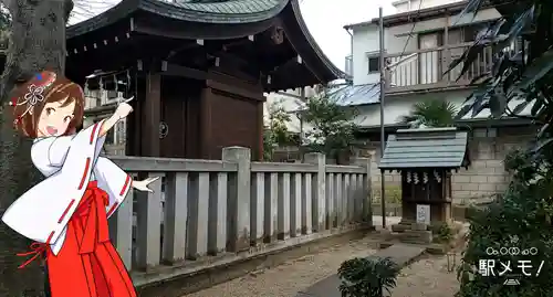 上田端八幡神社の末社・摂社