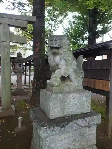 入間野神社の狛犬