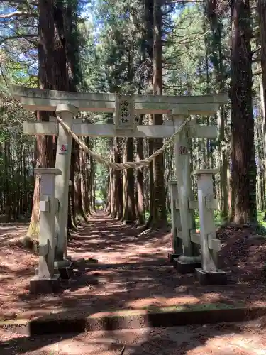 温泉神社(実取)の鳥居