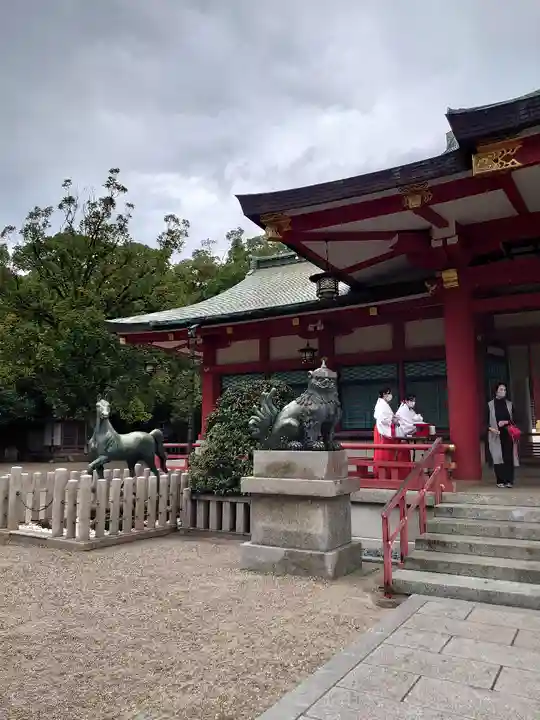 西宮神社の狛犬