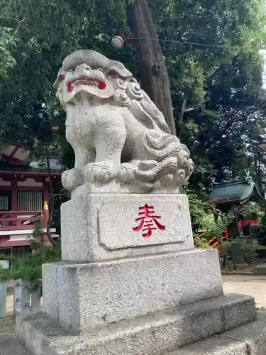 葛西神社の狛犬